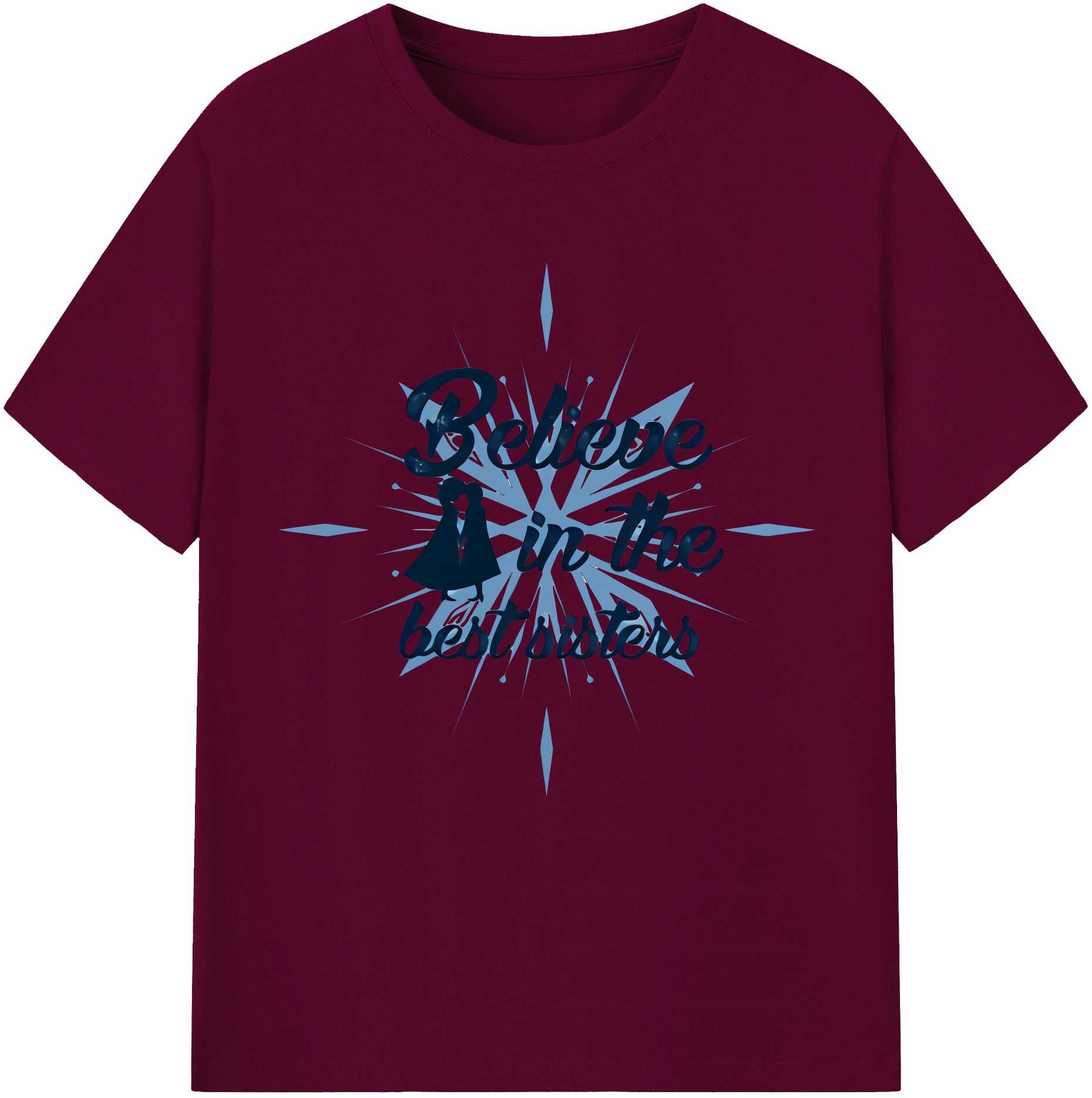 （画像用） アナと雪の女王 アンナ エルサ Frozen Anna Elsa レディースカジュアルプリントTシャツ（綿100％）